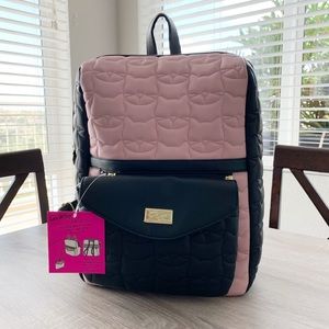 NWT Betsey Johnson 2 fr 1 Cat Backpack XBody Purse